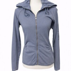 🥊 UFC Women’s Zip-Up Hoodie – Size Small – Gray/Blue 🥊